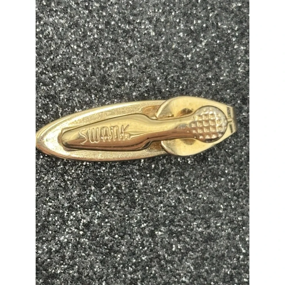 Vintage Swank Gold Tone Cufflinks Mother‎ of Pearl Inlay Mens Formal Wedding